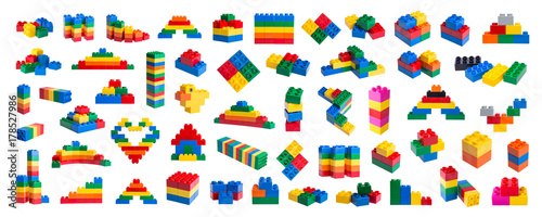 Plastic building blocks Poster Mural XXL