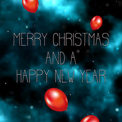 Wall Mural - Christmas and new year background