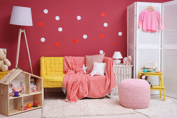 Sticker - Beautiful interior of child's room