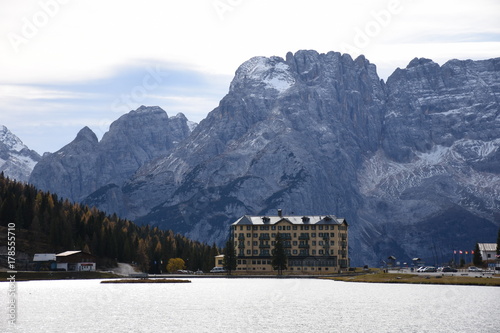 Fotografie, Obraz Misurinasee, See, Gletschersee, Belluno, Venetien, Auronzo di Cadore, Dolomiten,