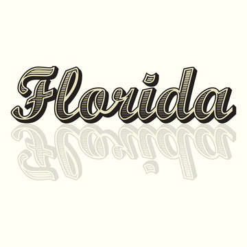 Florida text background