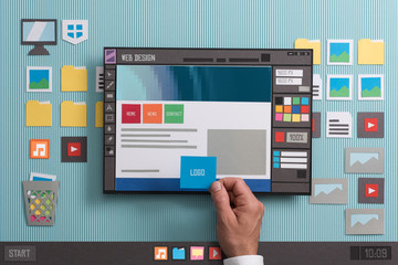 Wall Mural - Web design software