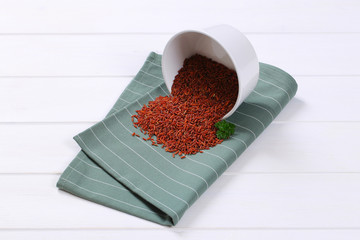 Sticker - bowl of red rice