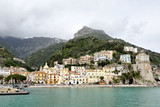 Fototapeta Tęcza - Amalfi coast, Italy - panoramic view of Cetara