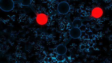 Interconnected Molecule and Atom Structures