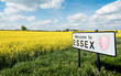 Welcome to Essex sign, UK. A rural English countryside scene on a bright spring day with a sign welcoming travellers to the English county of Essex.