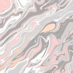 Wall Mural - Liquid marble texture design, colorful marbling surface, vibrant abstract paint design, vector