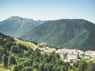 Poster - mountain view in the summer