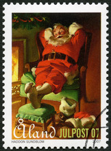 ALAND - 2007: Shows Santa Claus, Devoted Christmas