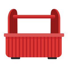 Empty toolbox isolated icon vector illustration graphic design