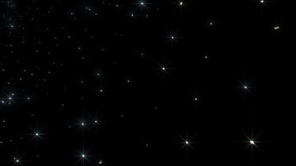 Wall Mural - Glitter shining Star Particles