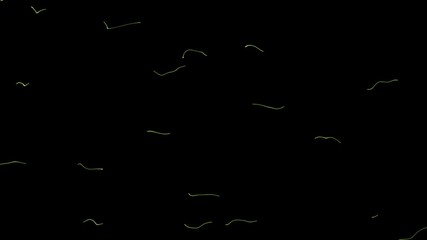 Poster - Fast lines sweep across the screen from left to right