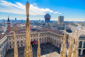 Wall Mural - Duomo of Milan, Italy.