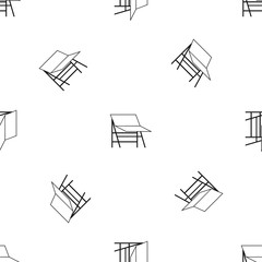 Poster - Blank portable screen pattern seamless black