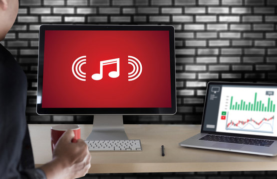 Music Streaming Media enjoying the music Entertainment Download
