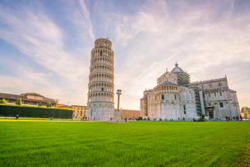 Canvas Print - Pisa Cathedral and the Leaning Tower