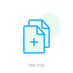 Poster - Add document icon