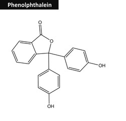 Poster - Molecular structure of Phenolphthalein