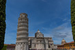 © djevelekova - Stunning daily view at the Pisa Baptistery, the Pisa Cathedral and the Tower of Pisa. They are located in the Piazza dei Miracoli (Square of Miracles) in Pisa, Italy.