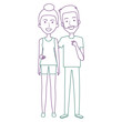 © Gstudio - lovers couple avatars character