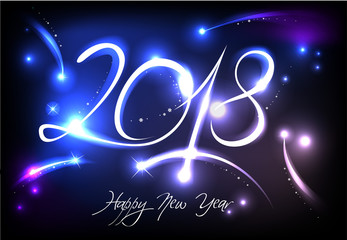 Wall Mural - New Year background