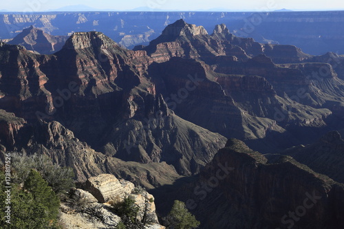 グランド キャニオン国立公園のノース リムのブライト エンジェル ポイントからの眺望 Stock Photo Adobe Stock