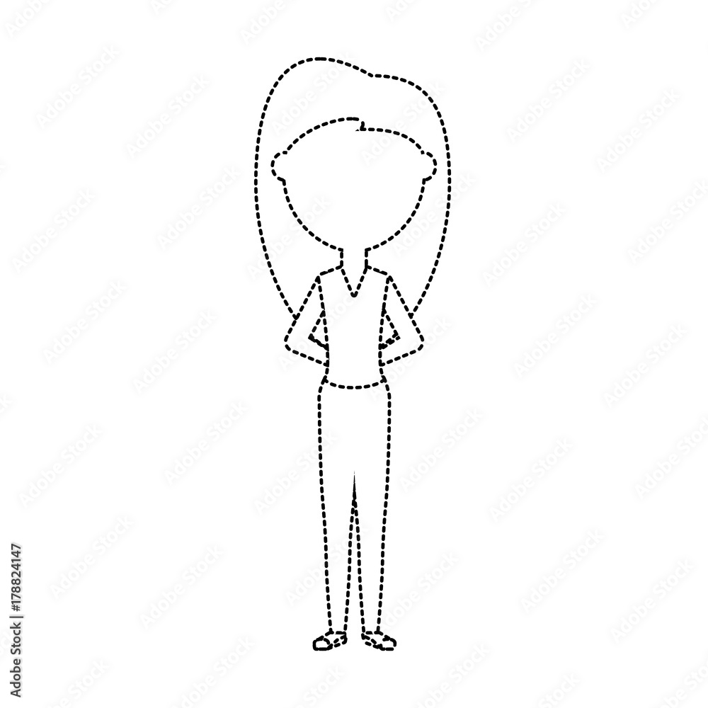 cartoon teacher woman icon over white background vector illustration ...