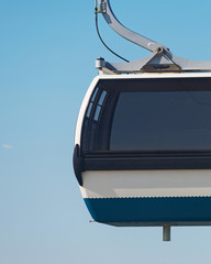 Poster - Close-up view of passenger cable way cabin.