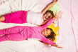 © be free - Schoolgirls have pajama party with funny pillows