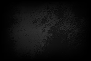Poster - Dark textured grey wall closeup vector illustration