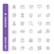 © denisgorelkin - Line icons set. Business