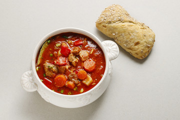 Wall Mural - Traditional goulash soup