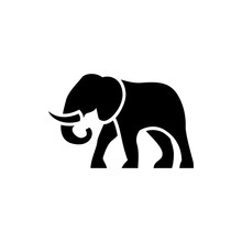 Elephant Icon Illustration