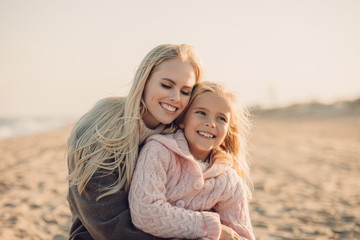 mother at daughter