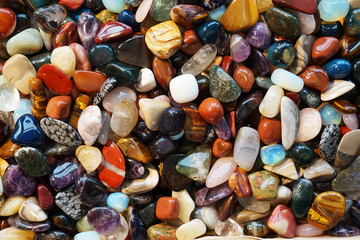 Wall Mural - natural color gems background