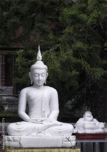 Zdjęcie XXL Buddha statuy Wat Pra Singh Chiang Mai Lanna Tajlandia