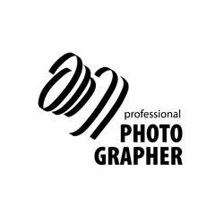 Canvas Print - vector logo for photographer