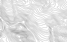 MobileThe Stylized Height Of The Topographic Contour In Lines And Contours. The Concept Of A Conditional Geography Scheme And The Terrain Path. Vector Illustration.