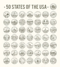 50 States Of The USA