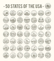 50 states of the usa