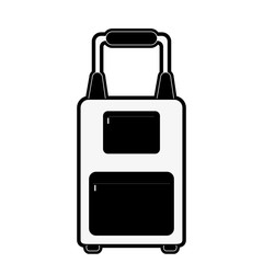 Sticker - suitcase travel icon image vector illustration design