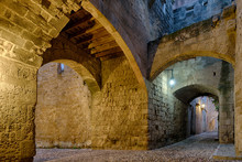 Streets Of The Knights In The Old Town Of  Rhodes