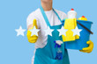 Cleaner shows on five star level of services.