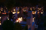 Fototapeta  - Cmentarz nocą