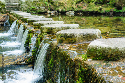 Valokuva Stepping stones on the Shimna River, Tollymore Forest Park, Newcastle, Northern