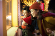 © View Stock - Happy family holiday shopping