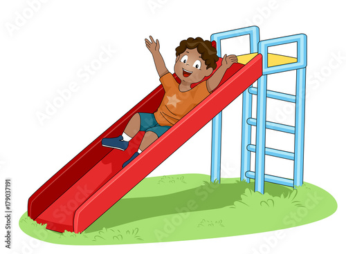 Kid Simple Machine Inclined Plane Stock Vector Adobe Stock