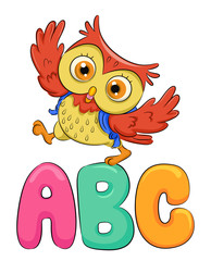 Sticker - Education Owl Walk ABC