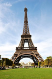 Fototapeta Boho - Panorama of Eiffel Tower in Paris