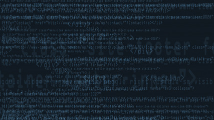 website code background - real html and javascript code